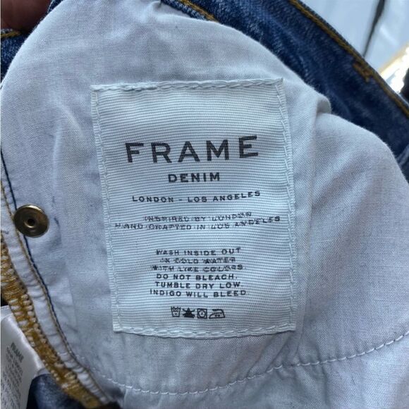 Frame Le Garcon Distressed Skinny Ankle
Jeans in Dunmore Wash Celeb Favorite - Picture 11 of 16